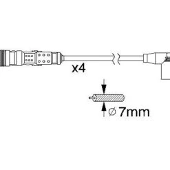 Bosch Ignition Cable Kit 0986356331 -AutohausAZ shop 098635633113211286