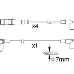 Bosch Ignition Cable Kit 0986356333 -AutohausAZ shop 098635633313188352